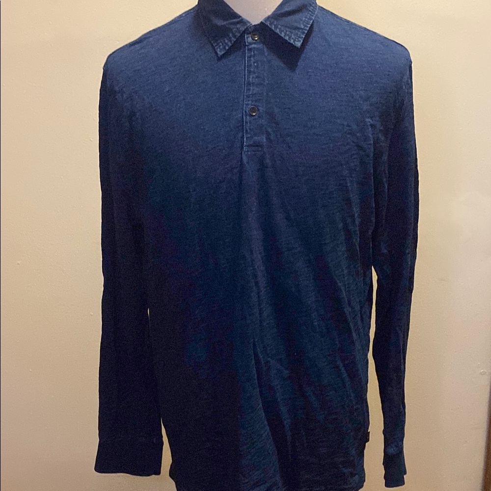 Lucky Brand Blue Casual Button Down Shirt